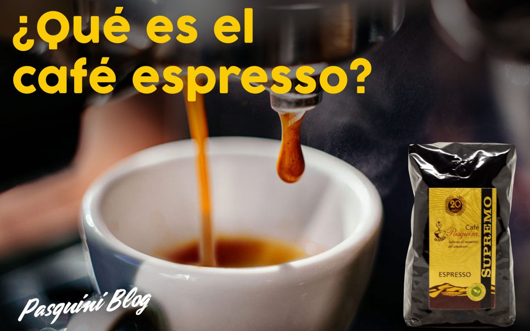 ¿Qué es el café espresso?